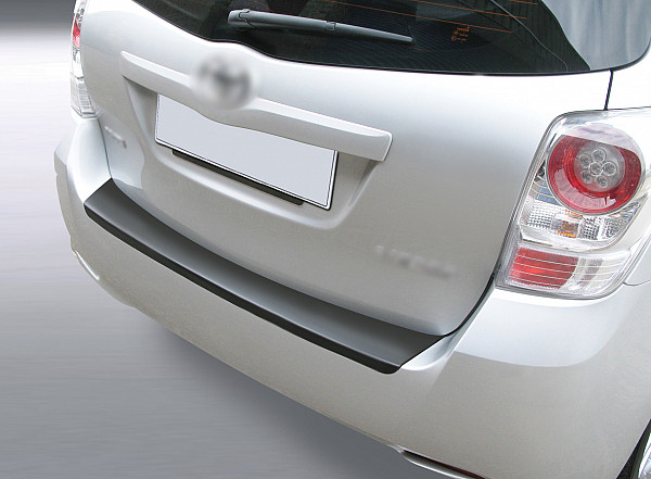 Zaštitna letva stražnjeg branika pogodno za Toyota Corolla Verso 04.2009-02.2013 nije za S precizno pristajanje s dubokim zaštitnim rubom, ABS plastika- boja crna mat