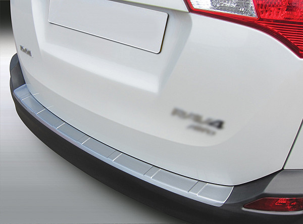 Ladekantenschutz passend für Toyota RAV4 ab BJ. 4.2013-1.2016  passgenau mit Abkantung ABS- Farbe schwarz