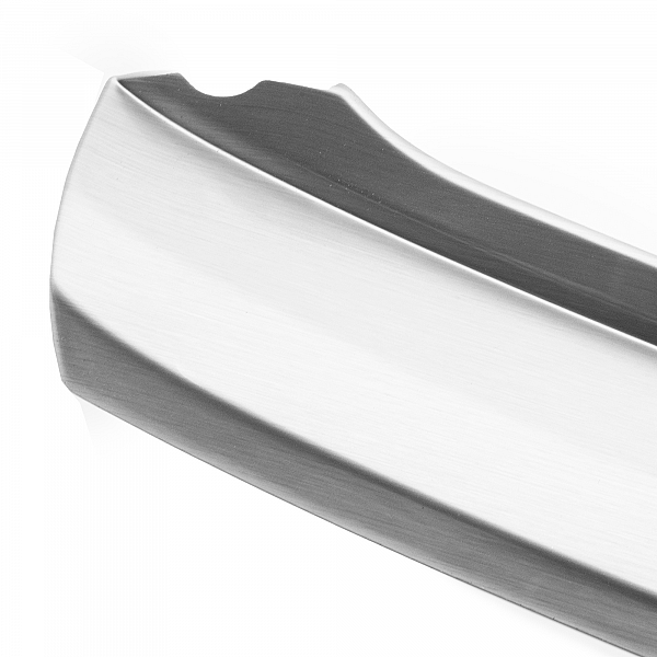 Ladekantenschutz passend für Toyota RAV4 ab BJ. 4.2013-1.2016  passgenau mit Abkantung ABS- Sonderfarbe Aluminium Gebürstet Optik