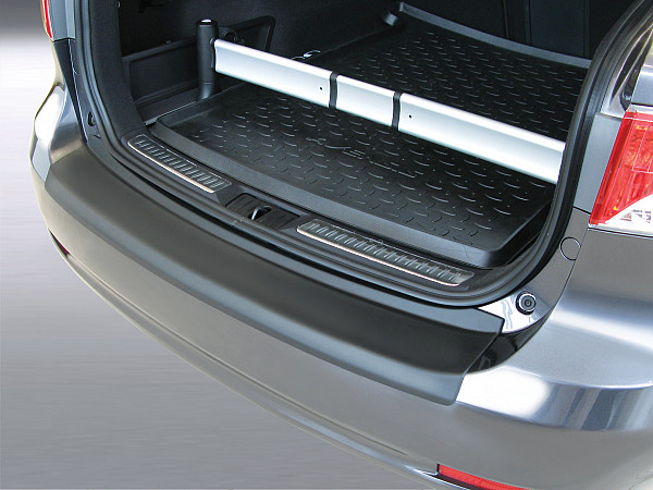 Zaštitna letva stražnjeg branika pogodno za Toyota Avensis Karavan (T27) 01.2009-12.2011  precizno pristajanje s dubokim zaštitnim rubom, ABS plastika- boja crna mat