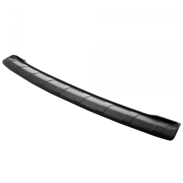 Rear Bumper Protector compatible with Volkswagen Caddy & Caddy Maxi  09.2003-04.2015 ribbed surface Rearguard, Tailored Fit Bumper Guard, ABS Plastic- Colour Matte Black