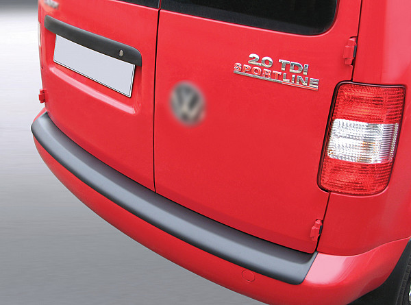 Zaštitna letva stražnjeg branika pogodno za Volkswagen Caddy & Caddy Maxi  09.2003-04.2015  precizno pristajanje s dubokim zaštitnim rubom, ABS plastika- posebna boja izgled karbonskih vlakana