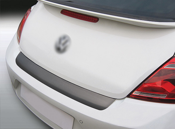 Ladekantenschutz passend für Volkswagen Beetle Coupe & Cabrio ab BJ. 10.2011-6.2016  passgenau mit Abkantung ABS- Farbe schwarz