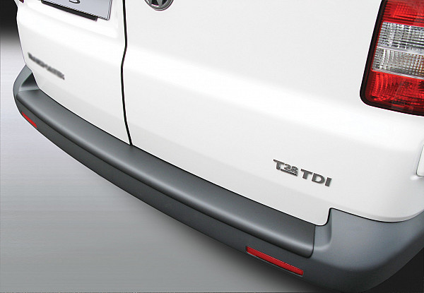 Ladekantenschutz passend für Volkswagen T5 ab BJ. 2003-5.2012 Transporter Multivan Caravelle passgenau mit Abkantung ABS- Farbe schwarz