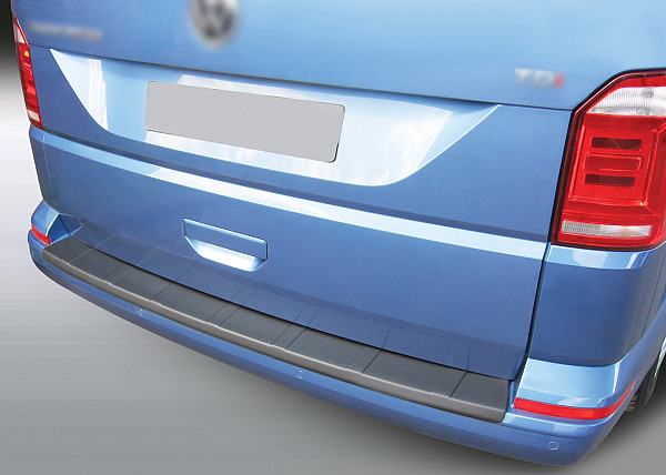Zaštitna letva stražnjeg branika pogodno za Volkswagen T6 & T6.1 04.2015-> Transporter Multivan California Caravelle uz Heckklappe precizno pristajanje s dubokim zaštitnim rubom, ABS plastika- boja crna mat