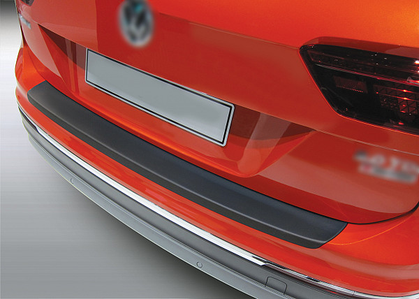 Ladekantenschutz passend für Volkswagen Tiguan  ab BJ. 4.2016-11.2023  passgenau mit Abkantung ABS- Farbe schwarz