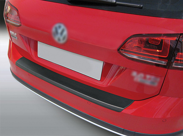Zaštitna letva stražnjeg branika pogodno za Volkswagen Golf VII Variant & Alltrack Karavan 09.2013-12.2016 7, također za GTD & R precizno pristajanje s dubokim zaštitnim rubom, ABS plastika- boja crna mat