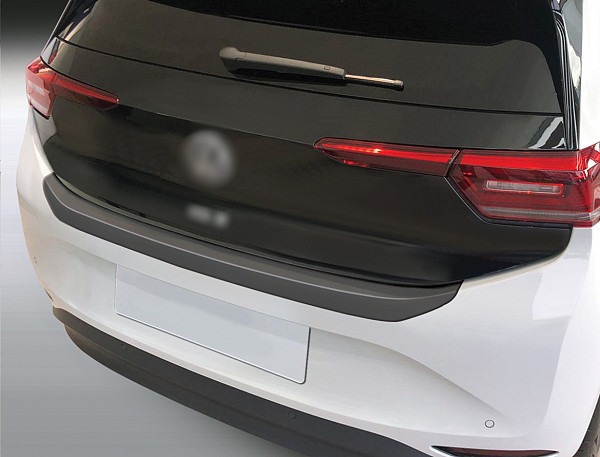 Zaštitna letva stražnjeg branika pogodno za Volkswagen ID.3 09.2020->  precizno pristajanje s dubokim zaštitnim rubom, ABS plastika- boja crna mat