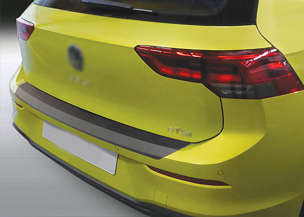 Zaštitna letva stražnjeg branika pogodno za Volkswagen Golf VIII Hatchback 12.2019-> 8 precizno pristajanje s dubokim zaštitnim rubom, ABS plastika- boja crna mat