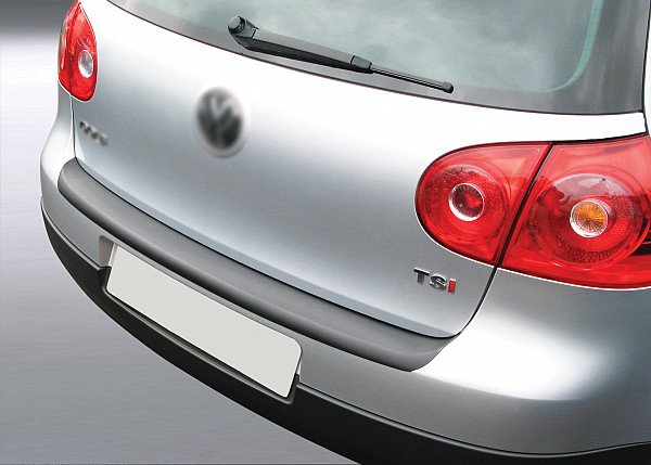 Zaščitna letvica zadnjega odbijača kompatibilna za Volkswagen Golf V Hatchback 09.2003-01.2009 5 zaščita nakladalnega roba z globokim zaščitnim robom, ABS plastika- barva črna mat