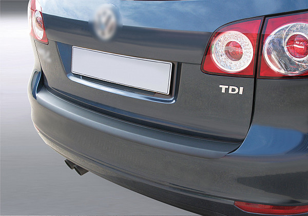 Rear Bumper Protector compatible with Volkswagen Golf VI Plus 03.2009-01.2012 6 Rearguard, Tailored Fit Bumper Guard, ABS Plastic- Colour Matte Black