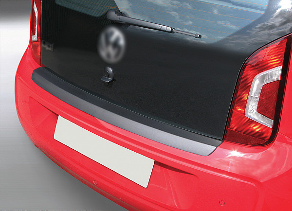 Zaštitna letva stražnjeg branika pogodno za Volkswagen Up! 11.2011-07.2016  precizno pristajanje s dubokim zaštitnim rubom, ABS plastika- boja crna mat