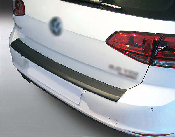 Zaštitna letva stražnjeg branika pogodno za Volkswagen Golf VII Hatchback 11.2012-05.2020 7, također za GTI & R precizno pristajanje s dubokim zaštitnim rubom, ABS plastika- boja crna mat