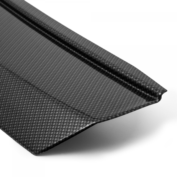Ladekantenschutz passend für Volkswagen Caddy & Caddy Maxi  ab BJ. 6.2015-9.2020  passgenau mit Abkantung ABS- Sonderfarbe Carbon Optik