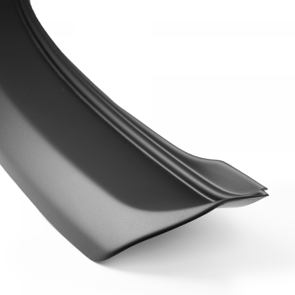 Zaštitna letva stražnjeg branika pogodno za Volkswagen Polo 06.2009-04.2014  precizno pristajanje s dubokim zaštitnim rubom, ABS plastika- posebna boja izgled brušeni aluminij