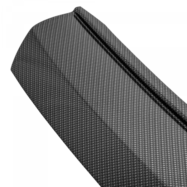 Ladekantenschutz passend für Volkswagen Caddy & Caddy Maxi  ab BJ. 6.2015-9.2020  passgenau mit Abkantung ABS- Sonderfarbe Carbon Optik