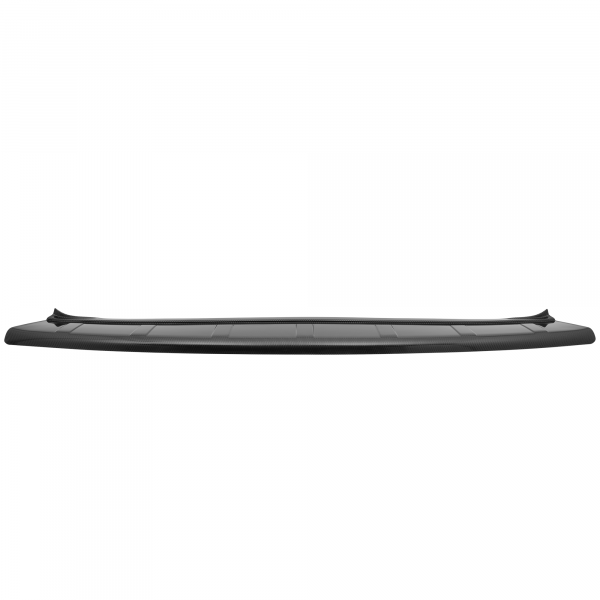 Rear Bumper Protector compatible with Volkswagen T6 & T6.1 04.2015-> Transporter Multivan California with Flügeltüren/ 2 Hecktüren Rearguard, Tailored Fit Bumper Guard, ABS Plastic- Special Colour Carbon Look