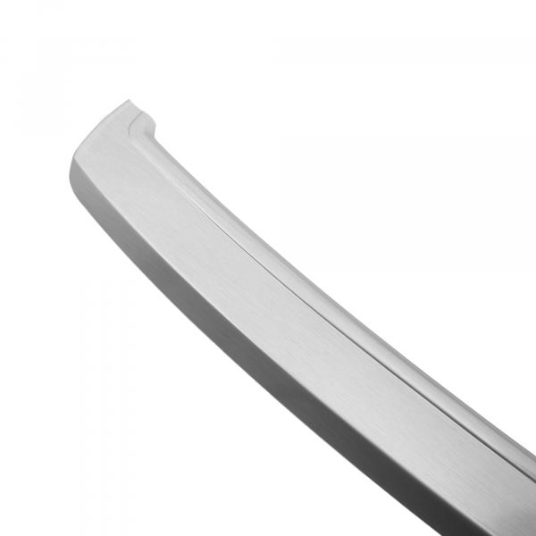 Rear Bumper Protector compatible with Volkswagen Golf VI Cabriolet  06.2011-07.2016 6 Rearguard, Tailored Fit Bumper Guard, ABS Plastic- Special Colour Brushed Aluminum Look