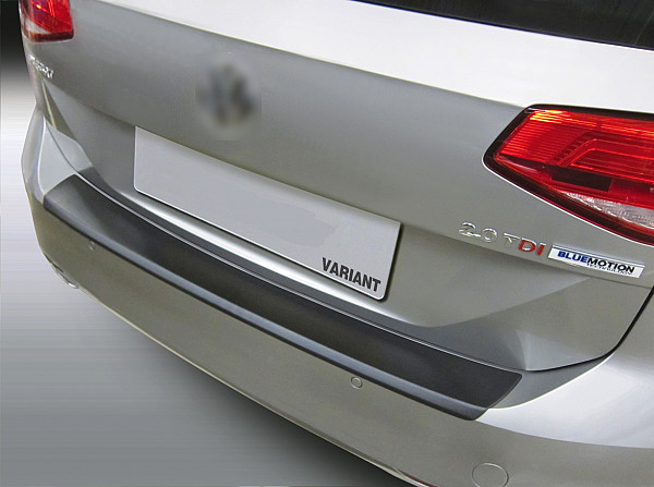 Ladekantenschutz passend für Volkswagen Passat Variant B8 Kombi ab BJ. 11.2014-8.2019 auch für Alltrack passgenau mit Abkantung ABS- Farbe schwarz