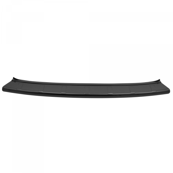 Rear Bumper Protector compatible with Volkswagen T6 & T6.1 04.2015-> Transporter Multivan California with Flügeltüren/ 2 Hecktüren Rearguard, Tailored Fit Bumper Guard, ABS Plastic- Special Colour Carbon Look