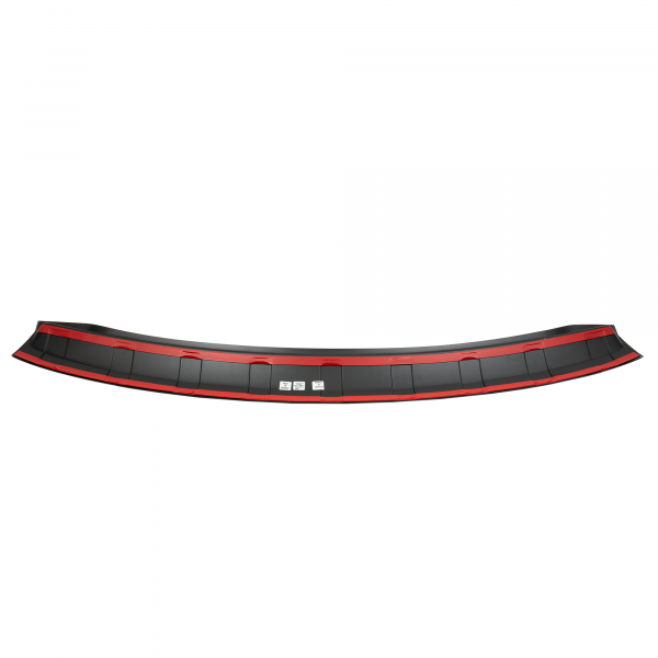 Rear Bumper Protector compatible with Volkswagen Caddy & Caddy Maxi  09.2003-04.2015 ribbed surface Rearguard, Tailored Fit Bumper Guard, ABS Plastic- Colour Matte Black