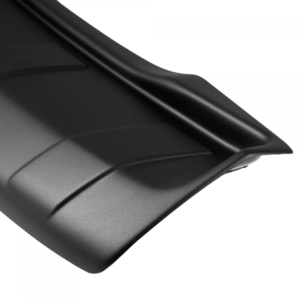 Rear Bumper Protector compatible with Volkswagen Caddy & Caddy Maxi  09.2003-04.2015 ribbed surface Rearguard, Tailored Fit Bumper Guard, ABS Plastic- Colour Matte Black