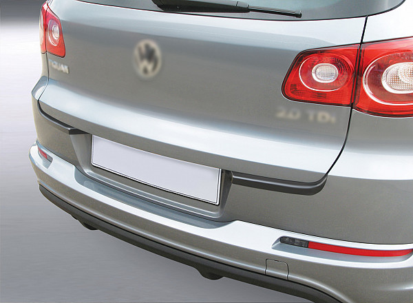 Zaštitna letva stražnjeg branika pogodno za Volkswagen Tiguan  10.2007-03.2016  precizno pristajanje s dubokim zaštitnim rubom, ABS plastika- posebna boja crna sjaj
