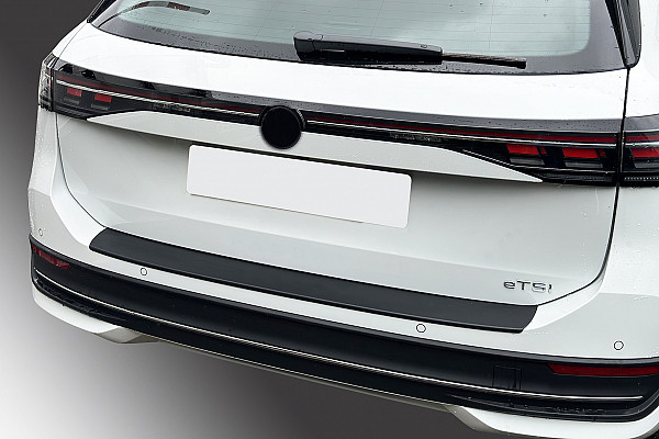 Ladekantenschutz passend für Volkswagen Passat Variant Kombi B9 ab BJ. 2.2024>  passgenau mit Abkantung ABS- Farbe schwarz