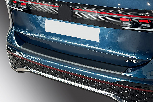 Zaštitna letva stražnjeg branika pogodno za Volkswagen Tiguan 03.2024->  precizno pristajanje s dubokim zaštitnim rubom, ABS plastika- boja crna mat