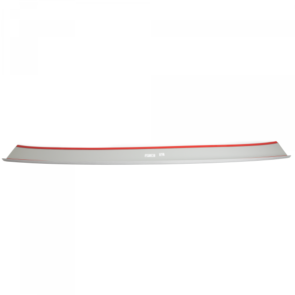Rear Bumper Protector compatible with Volkswagen Crafter 04.2017->  Rearguard, Tailored Fit Bumper Guard, ABS Plastic- Special Colour Brushed Aluminum Look