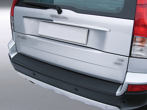 Zaščitna letvica zadnjega odbijača kompatibilna za Volvo XC90 06.2006-01.2015  zaščita nakladalnega roba z globokim zaščitnim robom, ABS plastika- barva črna mat