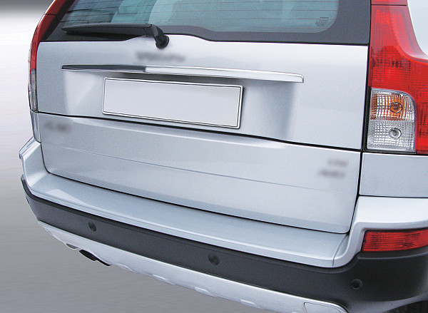 Zaštitna letva stražnjeg branika pogodno za Volvo XC90 06.2006-01.2015  precizno pristajanje s dubokim zaštitnim rubom, ABS plastika- posebna boja srebrna