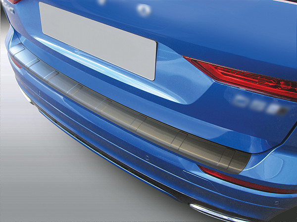 Zaštitna letva stražnjeg branika pogodno za Volvo XC60 07.2017->  precizno pristajanje s dubokim zaštitnim rubom, ABS plastika- boja crna mat