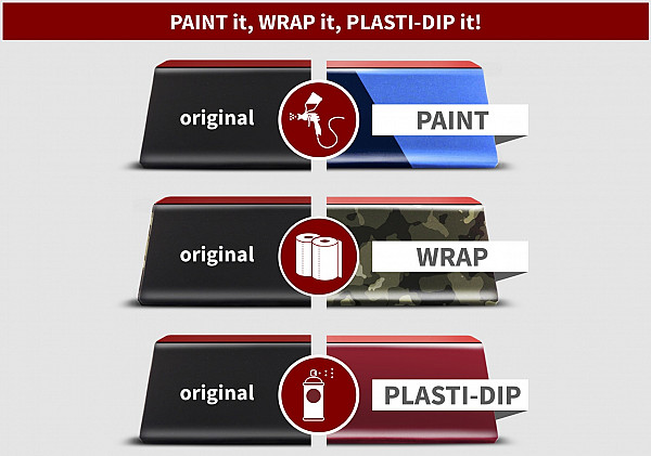 Original ALL-FIT LIP KIT Traditional ROT Universal Spoiler Lippe Frontspoiler Spoilerlippe Gummilippe Frontspoileraufsatz Spoileraufsatz Seitenschweller 3M - Größe Small