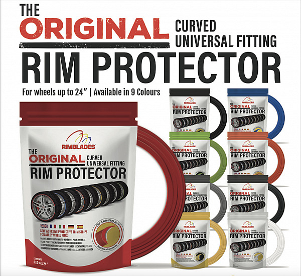 Rimblades Original Single - Replacement Set for 1 Wheel - Suitable For Aluminum Wheels Up To 24 Inches - GRAPHITE