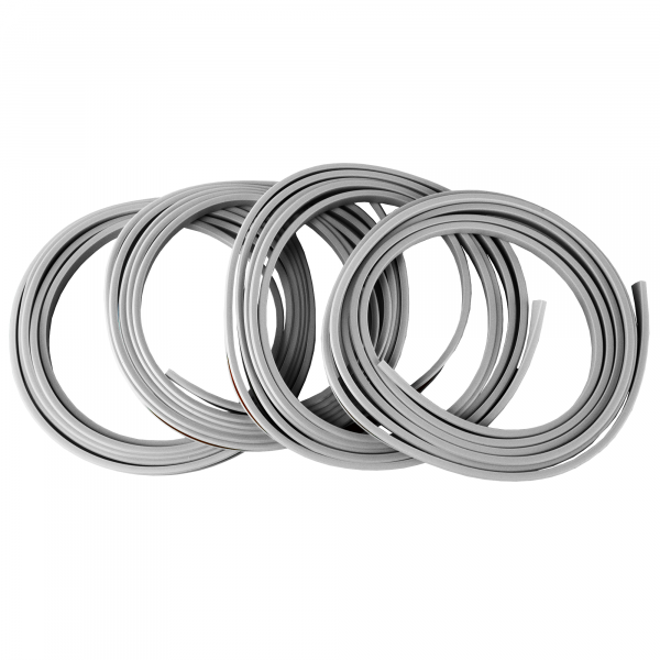 Rimsavers SILVER Wheel PROTECTION & STYLING – L Profile For Alloy Wheels With Flat Rim Edge Up To 24