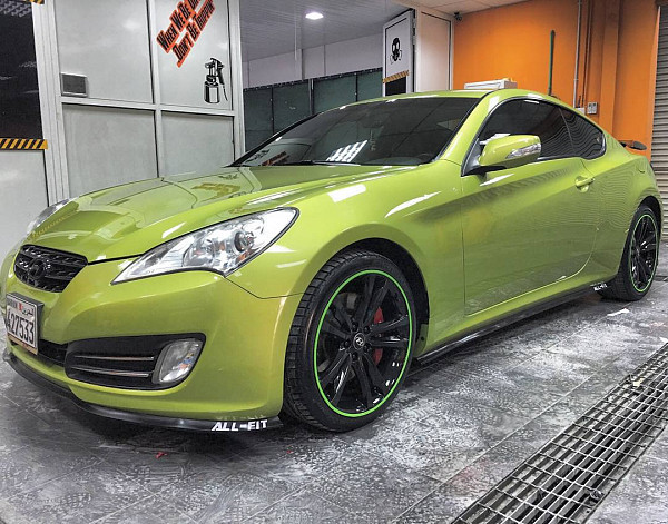 Trims4Rims Felgenringe Felgenrandaufkleber Felgenschutz Styling Felgenschutzringe universal bis 22 Zoll- Grün