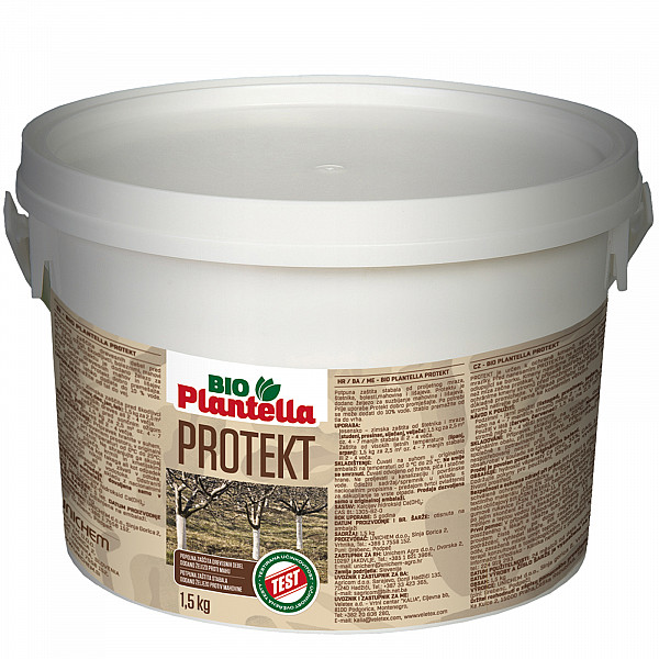 White Tree Paint BIO PLANTELLA PROTEKT – Organic Tree Protection Against Frost, Heat & Cracking | White Coating for Tree Trunks – Natural Winter Protection | 100% Plant-Safe
