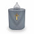 AROBA LED grave candle memorial light – flickering effect like a real candle – long burning time up to 120 days – reusable cemetery candle remembrance candle eternal candle – SILVER – HOLY CROSS