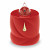 AROBA LED grave candle memorial light – flickering effect like a real candle – long burning time up to 200 days – reusable cemetery candle remembrance candle eternal candle – RED – TEAR