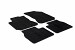 Design Gummi Fußmatten passend für Citroen C4 Cactus BJ. 09.2014-08.2020 4 tlg mit erhöhtem Rand Farbe Schwarz Gummimatten Automatten passgenau