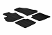 Custom Fit Rubber Floor Mats Compatible With Fiat 500L 10.2012-07.2017 4 Pcs Set, With Raised Edge, Award Winning Design, Black Colour, Precision-Fit Rubber Car Mats