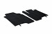 Custom Fit Rubber Floor Mats Compatible With Fiat Panda Classic Van Cargo 02.2012-03.2013 4 Pcs Set, With Raised Edge, Award Winning Design, Black Colour, Precision-Fit Rubber Car Mats