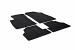 Design Gummi Fußmatten passend für Chevrolet Trax BJ. 05.2013-08.2014 4 tlg mit erhöhtem Rand Farbe Schwarz Gummimatten Automatten passgenau