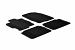 Custom Fit Rubber Floor Mats Compatible With Mazda 6 Limousine & Estate 02.2008-01.2013 4 Pcs Set, With Raised Edge, Award Winning Design, Black Colour, Precision-Fit Rubber Car Mats