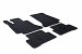 Design Gummi Fußmatten passend für Mercedes Benz C Klasse Limousine und T Modell (Kombi) W205/S205/C205 BJ. 03.2014-02.2021 4 tlg mit erhöhtem Rand Farbe Schwarz Gummimatten Automatten passgenau