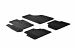 Custom Fit Rubber Floor Mats Compatible With Opel Meriva 02.2003-05.2010 4 Pcs Set, With Raised Edge, Award Winning Design, Black Colour, Precision-Fit Rubber Car Mats
