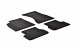 Custom Fit Rubber Floor Mats Compatible With Audi A7, S7, RS7 4G 10.2010-12.2017 4 Pcs Set, With Raised Edge, Award Winning Design, Black Colour, Precision-Fit Rubber Car Mats