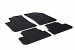 Custom Fit Rubber Floor Mats Compatible With Peugeot 308 Hatchback 09.2013-06.2021 4 Pcs Set, With Raised Edge, Award Winning Design, Black Colour, Precision-Fit Rubber Car Mats