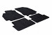 Custom Fit Rubber Floor Mats Compatible With Renault Fluence 07.2010-11.2012 4 Pcs Set, With Raised Edge, Award Winning Design, Black Colour, Precision-Fit Rubber Car Mats